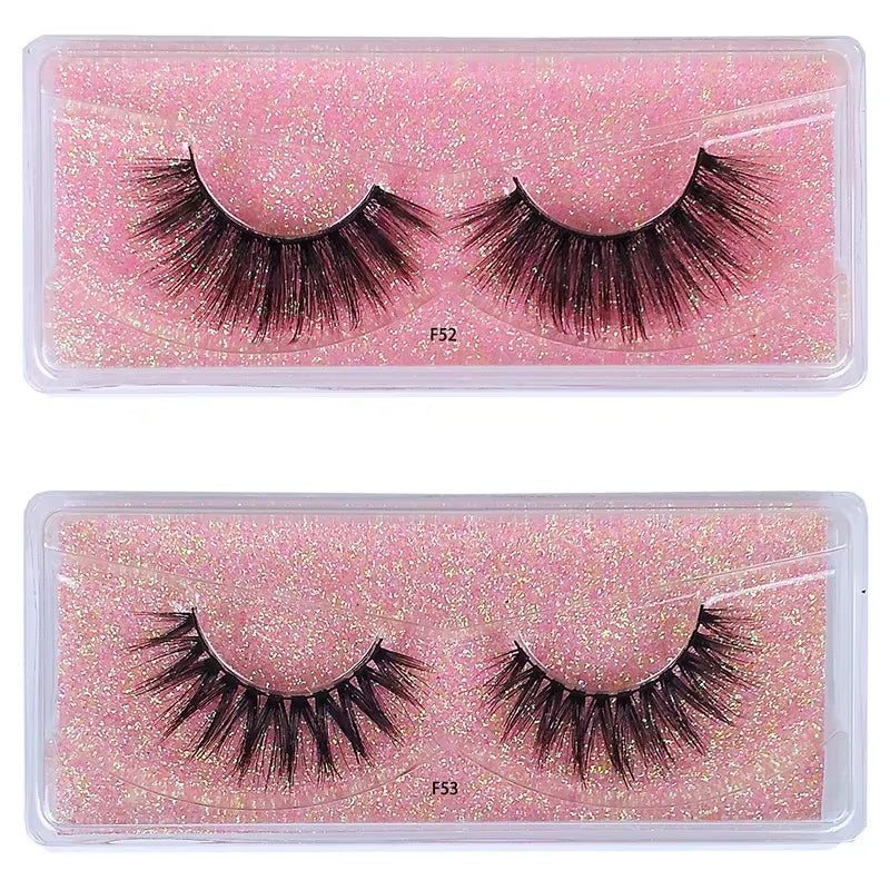 10 Pairs Fake Lashes Wholesale 3D Eye Lashes Pack Natural False Eyelashes Makeup Fake Eyelashes Bulk