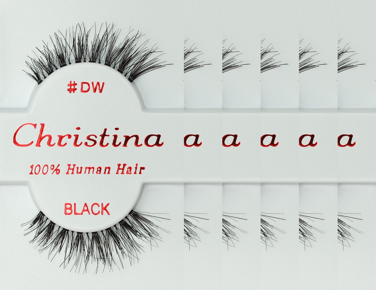 6 Pack False Eye Lashes Style DW
