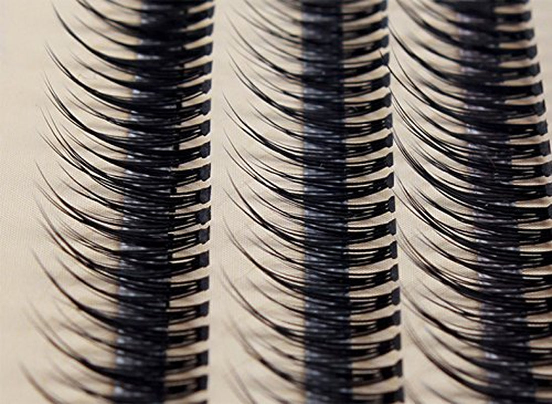 8-16Mm to Choose Fish Tail Design 120Pcs Thickness 0.1Mm C Curl 12 Root Women Lady Individual Black False Eyelash Cluster Eye Lashes Extension Tools (14Mm)