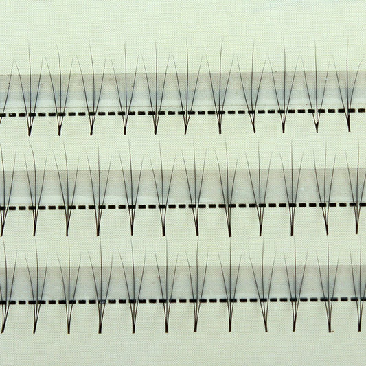 Scala Thickness 0.1Mm C Curl 3 Root 90PCS Individual Lashes Black False Eyelash Natural Long Cluster Extension Makeup Beauty Health Makeup Fake Eyelashes (10Mm)