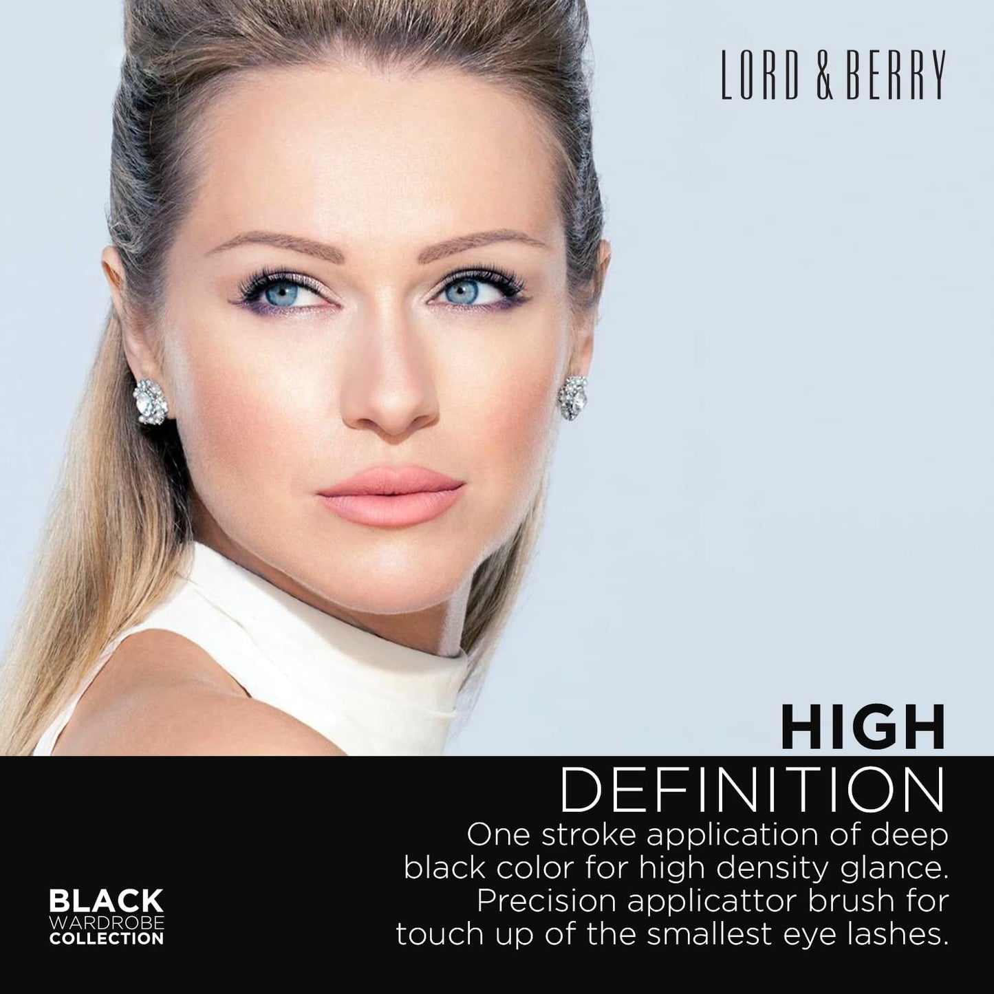 Prodigious Mascara- Curling &Volumizing, Smudge-Free, Nourishing with Diamond Powder, False Lash Effect, 0.33 Fl Oz