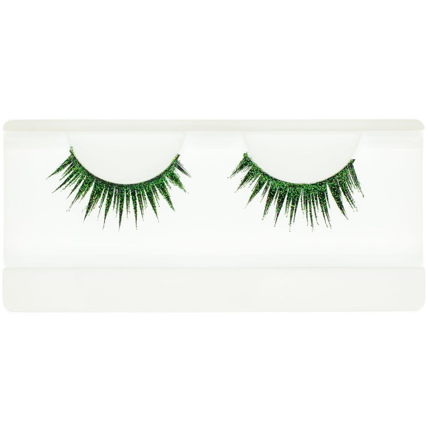 EMILYSTORES Green Wing Shining Star Costume Eye Lashes for Halloween, Dramatic Eyelashes, Party Looking, 1 Pair