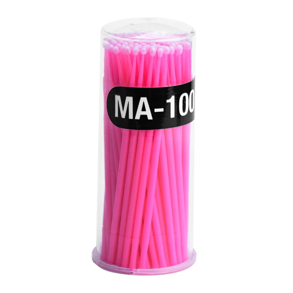 Cotton Buds, Makeup Cosmetic Individual False Eyelashes Eye Lashes round Cotton Remover Cotton Sticks Candy s 100 Count Clearance Sale