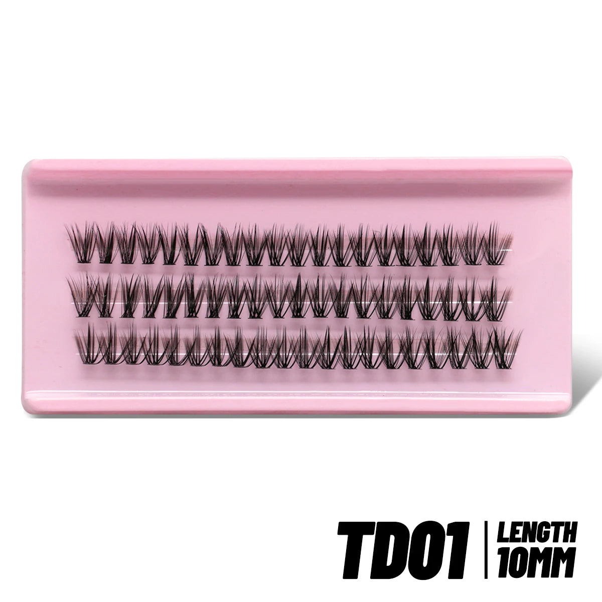 DIY Cluster Lashes Mixed Tray Individual Lashes Volume Eye Lashes Soft Natural Lashes Mink Lash Cluster False Eyelash