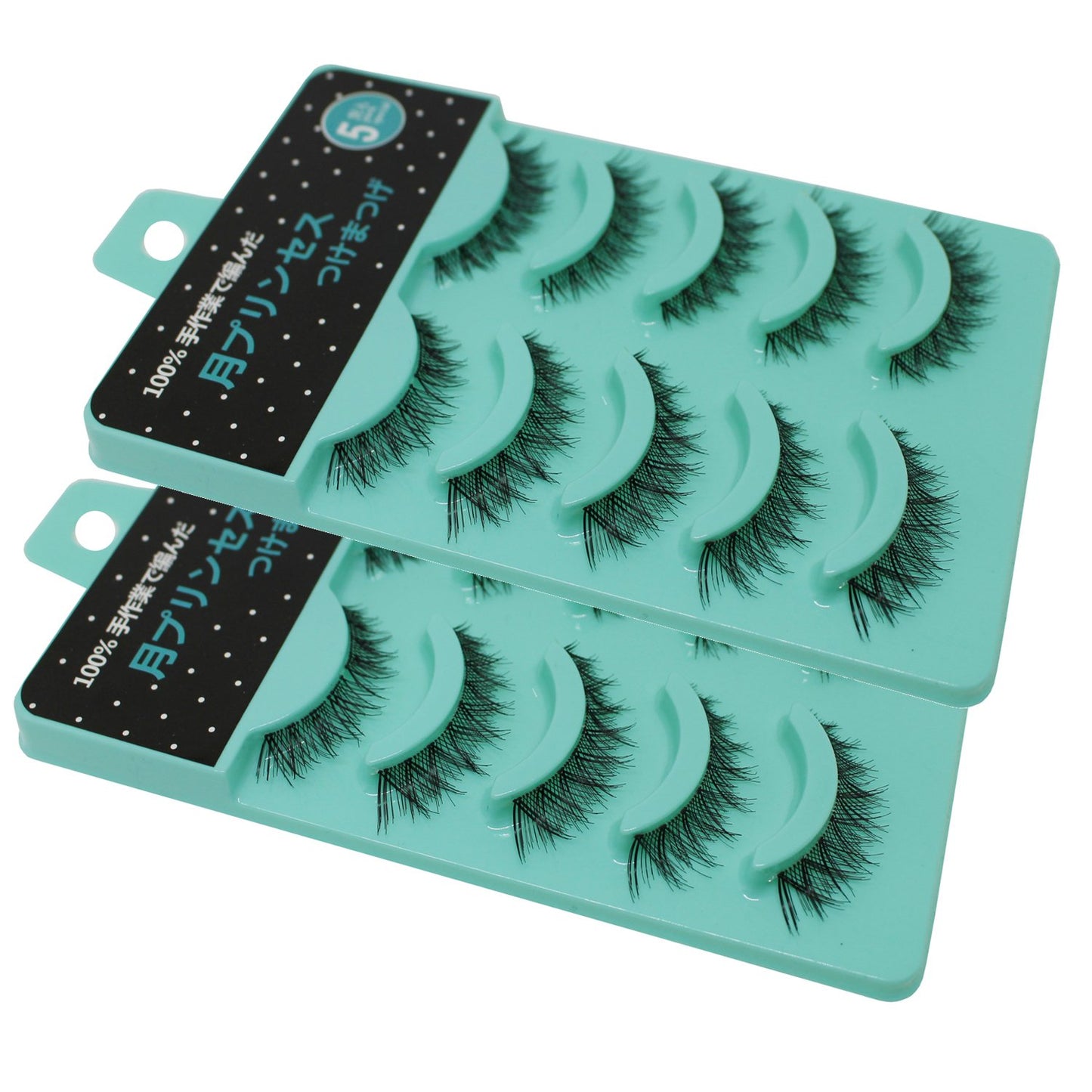 Scala 5 Pairs/Set 3D False Eyelashes Messy Cross Thick Natural Fake Eye Lashes Professional Makeup Tips Short False Eye Lashes (L-12)