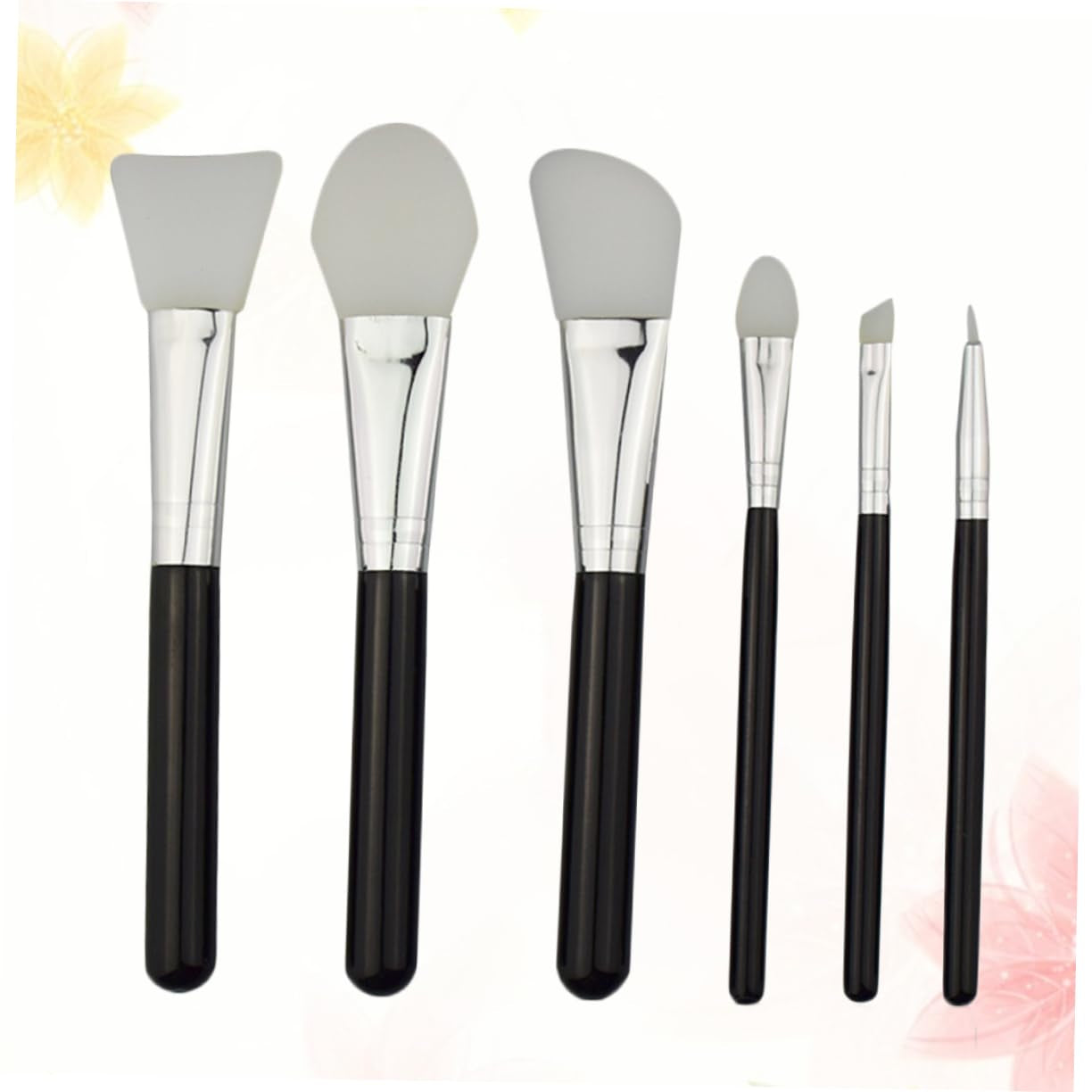 Makeup Brush Kit for Women 6Pcs Set Blush Makeup Brushes Natural Fiber Bristles Eye Makeup
