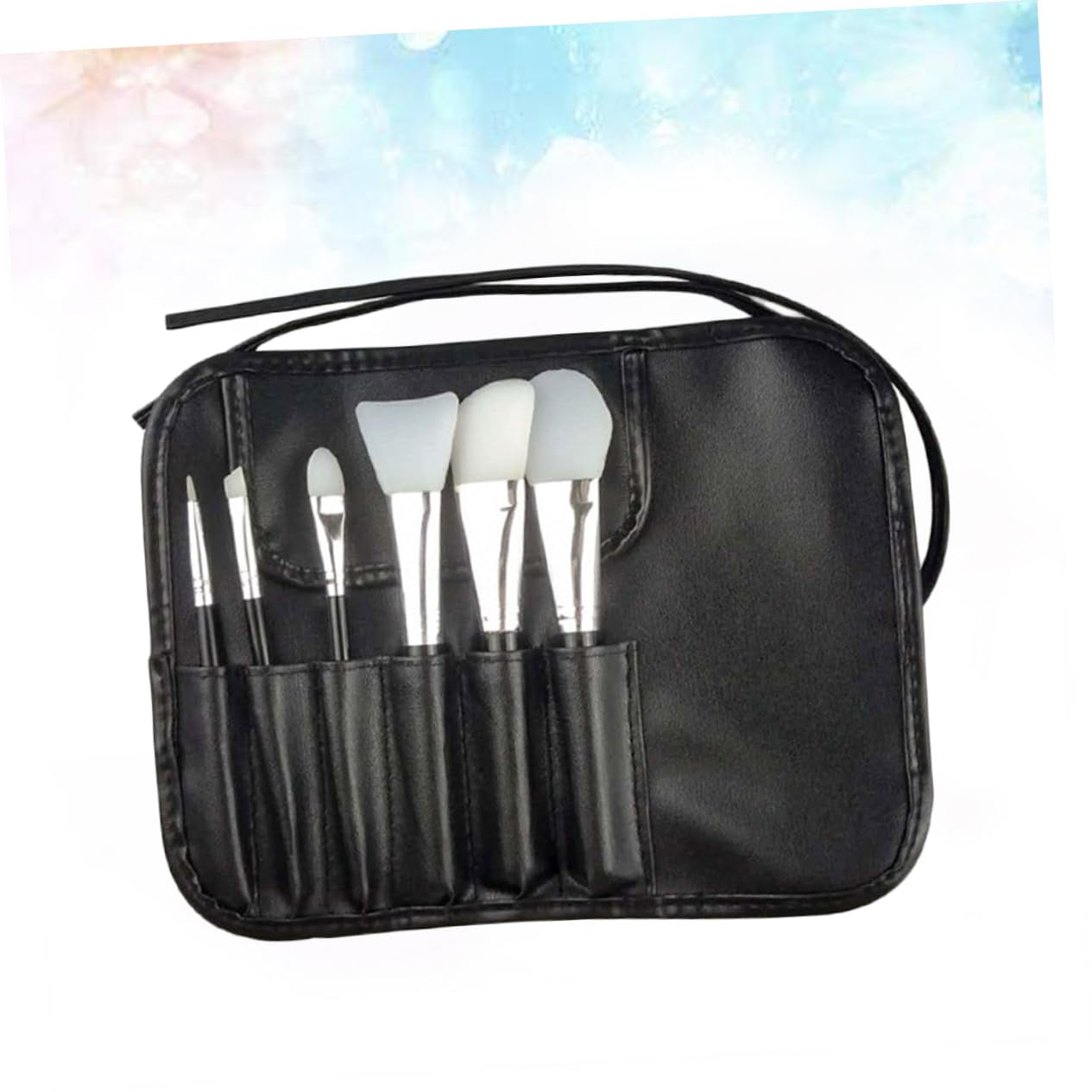 Makeup Brush Kit for Women 6Pcs Set Blush Makeup Brushes Natural Fiber Bristles Eye Makeup