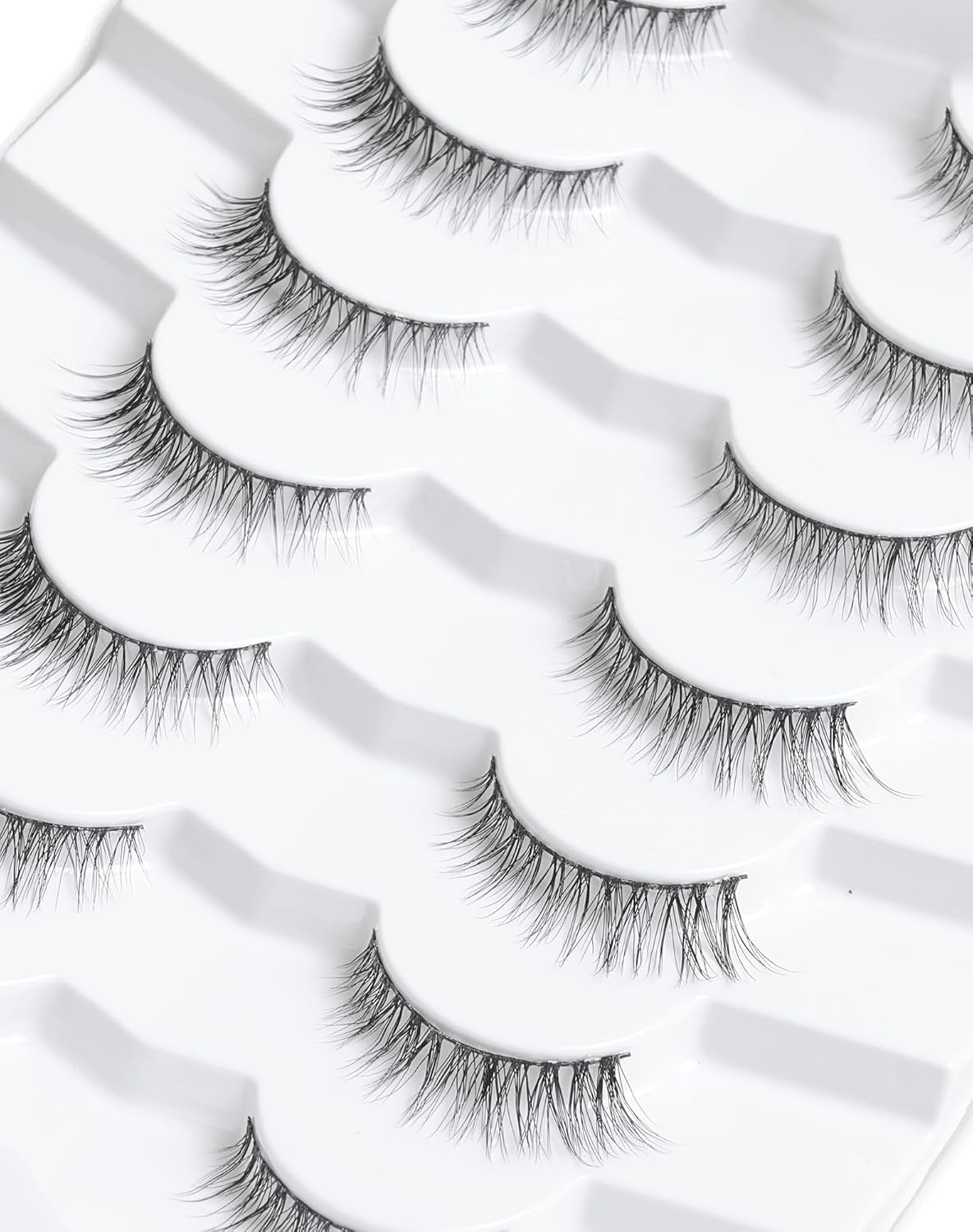 Natural Lashes Natural Eyelashes Short Eyelashes Natural Look False Eyelashes Wispy Eye Lashes Small Lashes Fake Lashes K74