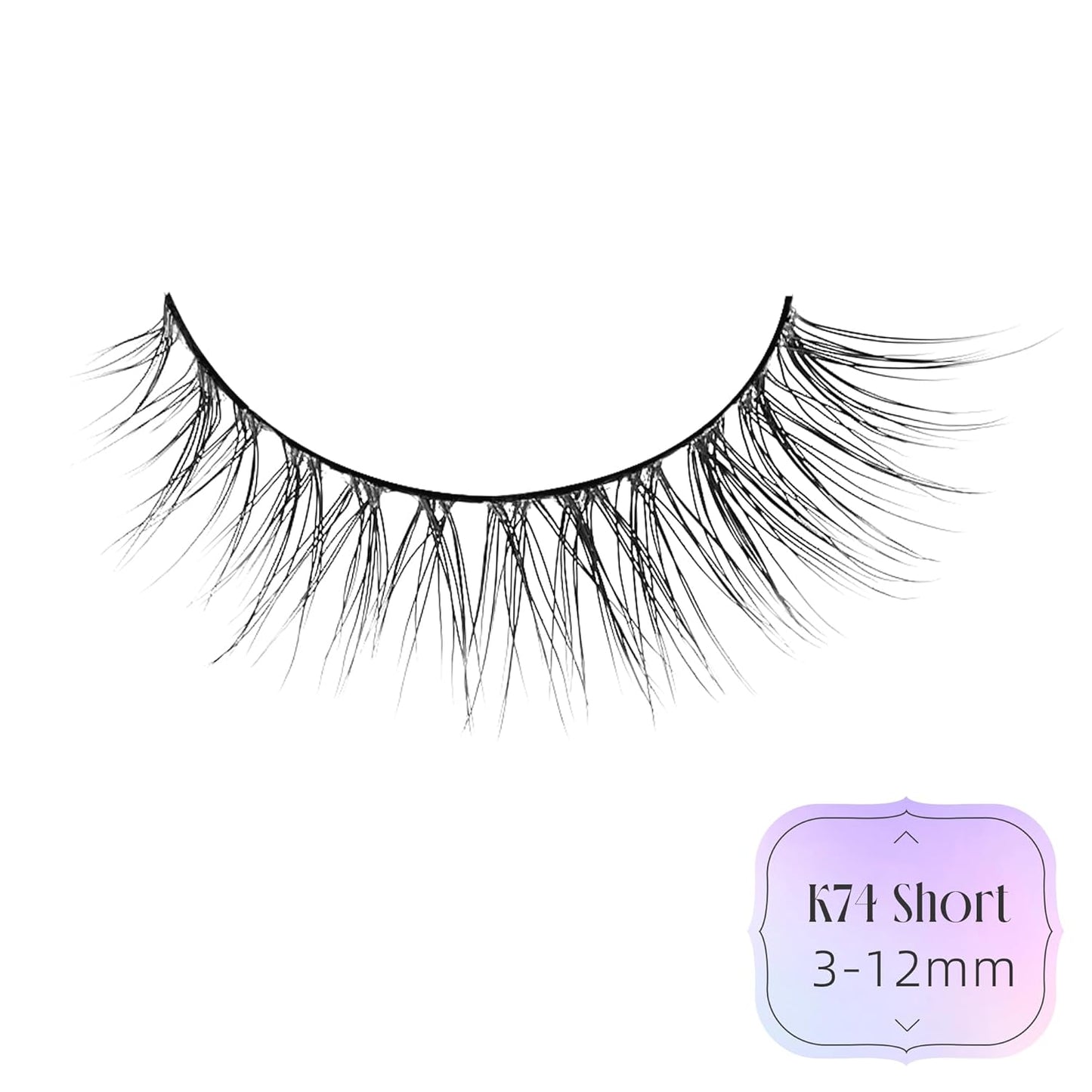 Natural Lashes Natural Eyelashes Short Eyelashes Natural Look False Eyelashes Wispy Eye Lashes Small Lashes Fake Lashes K74