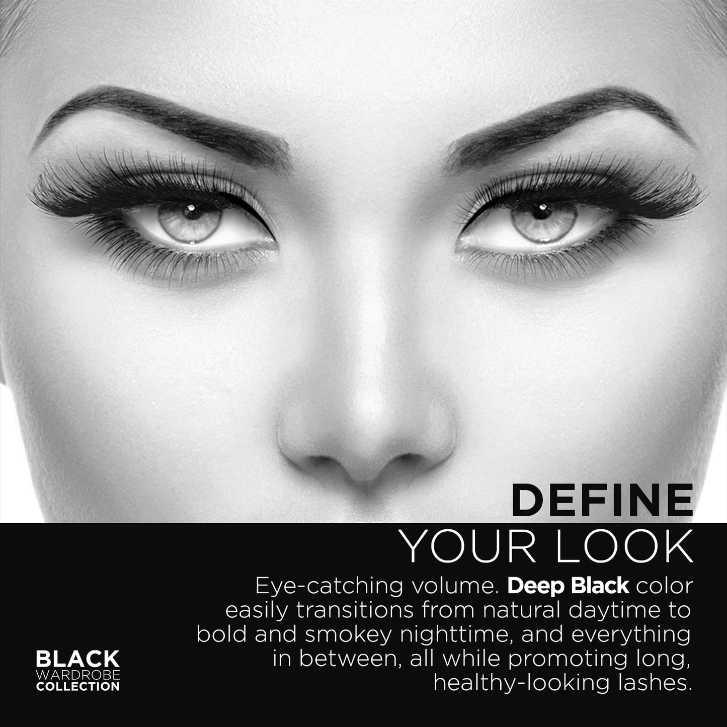 Prodigious Mascara- Curling &Volumizing, Smudge-Free, Nourishing with Diamond Powder, False Lash Effect, 0.33 Fl Oz