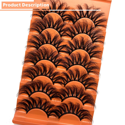 Faux Mink Lashes Natural 3D Wispy Lashes Mink Soft C Curl Strip Lashes 18Mm False Eyelashes Natural Look