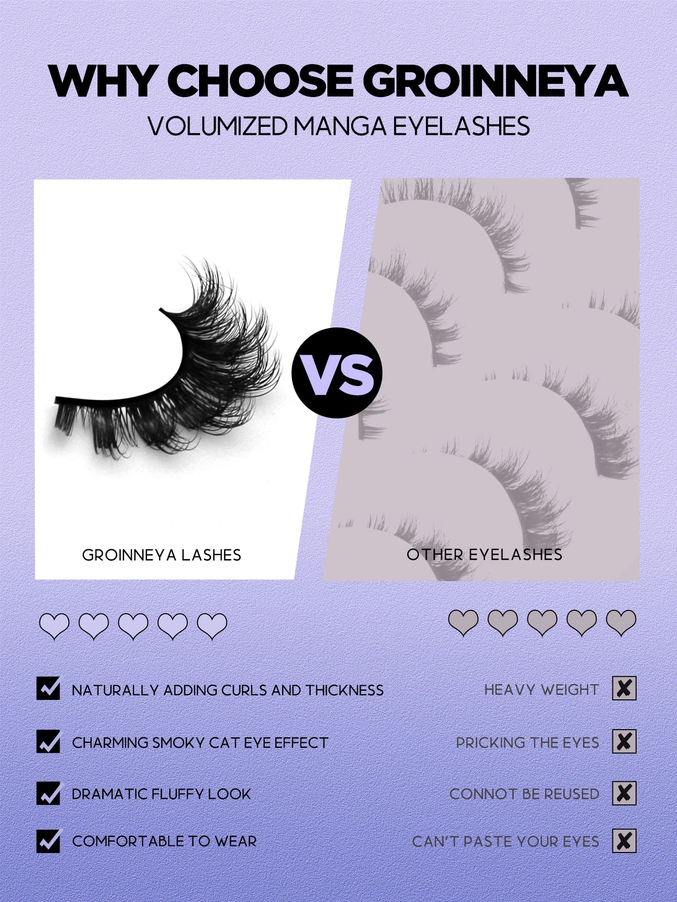 Fluffy 3D Mink Lashes Fluffy Soft Wispy Natural Long False Eyelashes Curly Volume Lashes Eyelash Extension