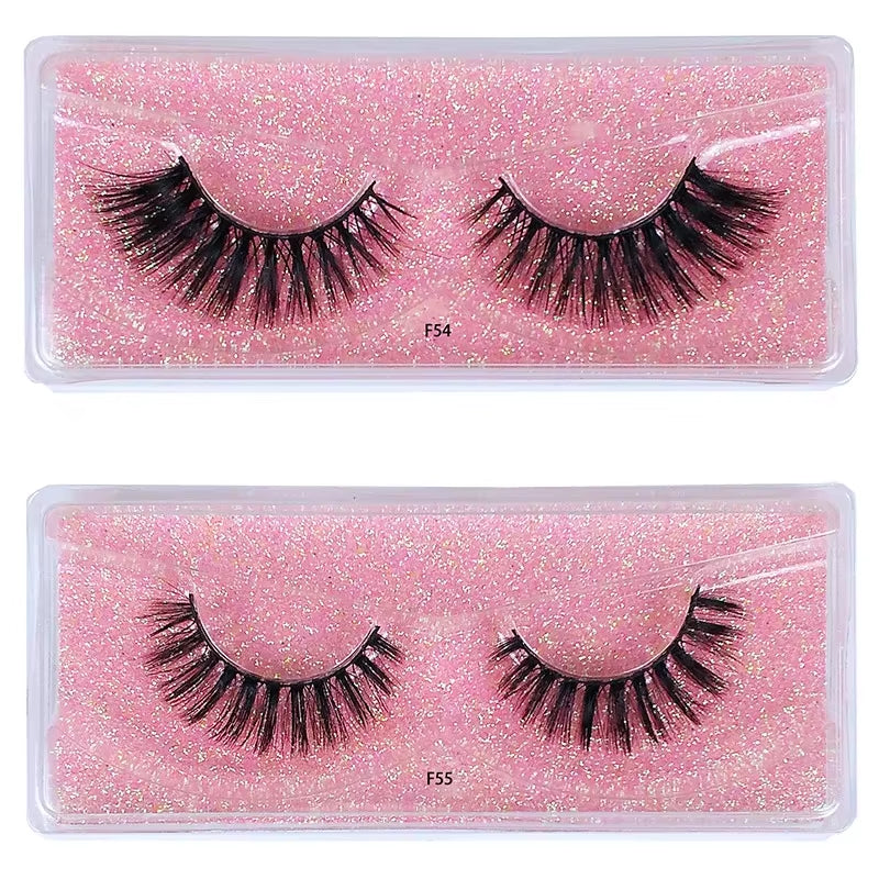 10 Pairs Fake Lashes Wholesale 3D Eye Lashes Pack Natural False Eyelashes Makeup Fake Eyelashes Bulk