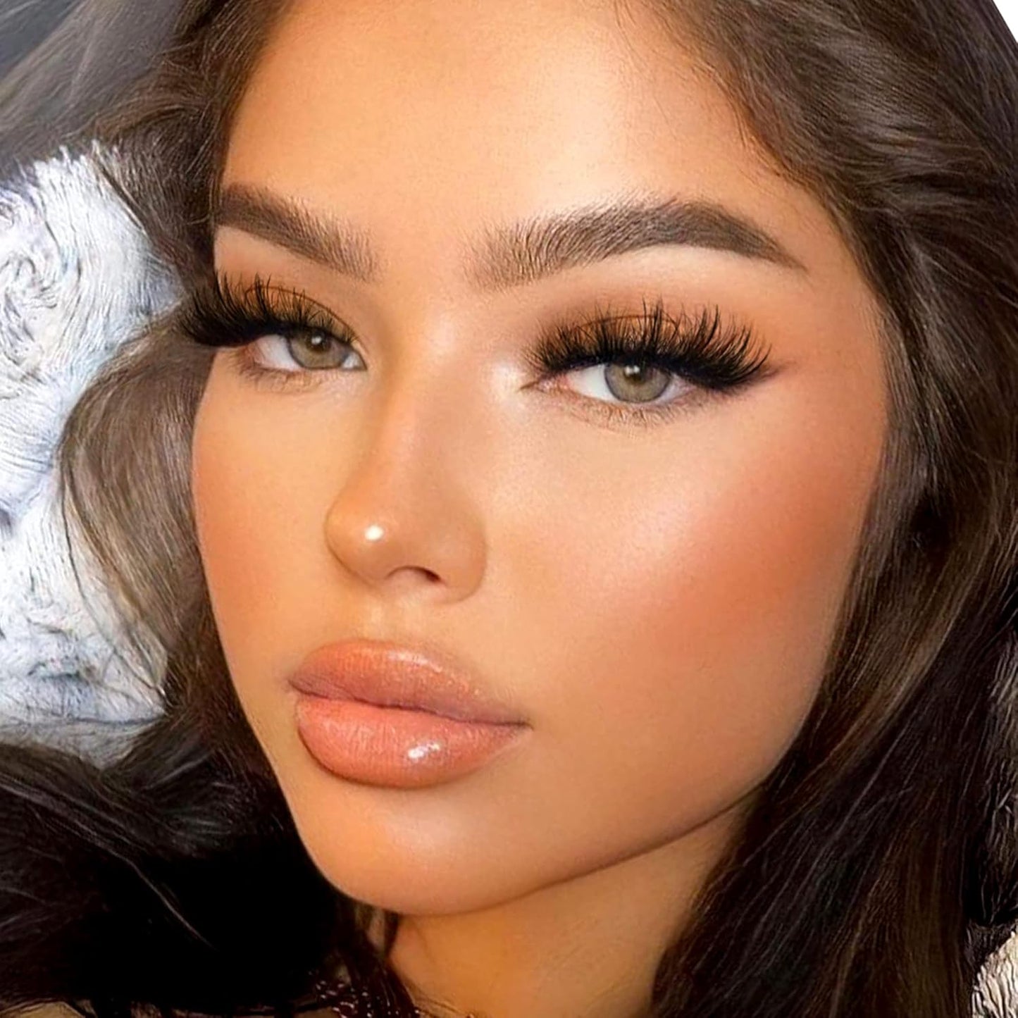 Fluff 8D False Eyelashes 20Mm Faux Mink Lashes Natural Fake Thick Volume Cat Eye Lashes 7 Pairs Multipack