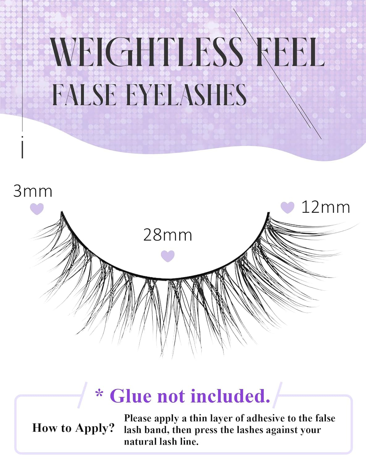 Natural Lashes Natural Eyelashes Short Eyelashes Natural Look False Eyelashes Wispy Eye Lashes Small Lashes Fake Lashes K74