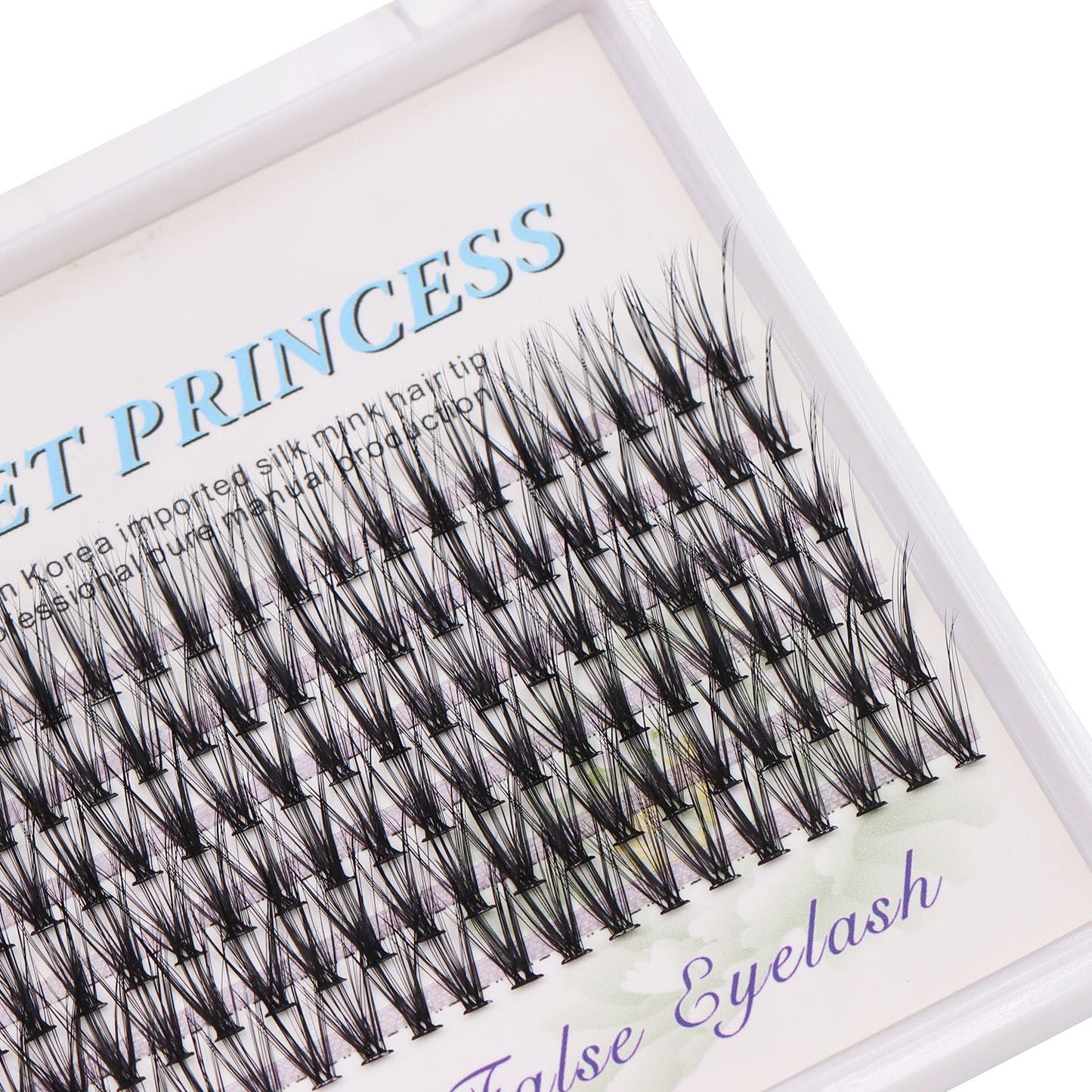 20 Root Thickness 0.07Mm C Curl 3D Individual Eyelashes Extension Soft Black Fake False Eye Lashes Tools (16Mm)