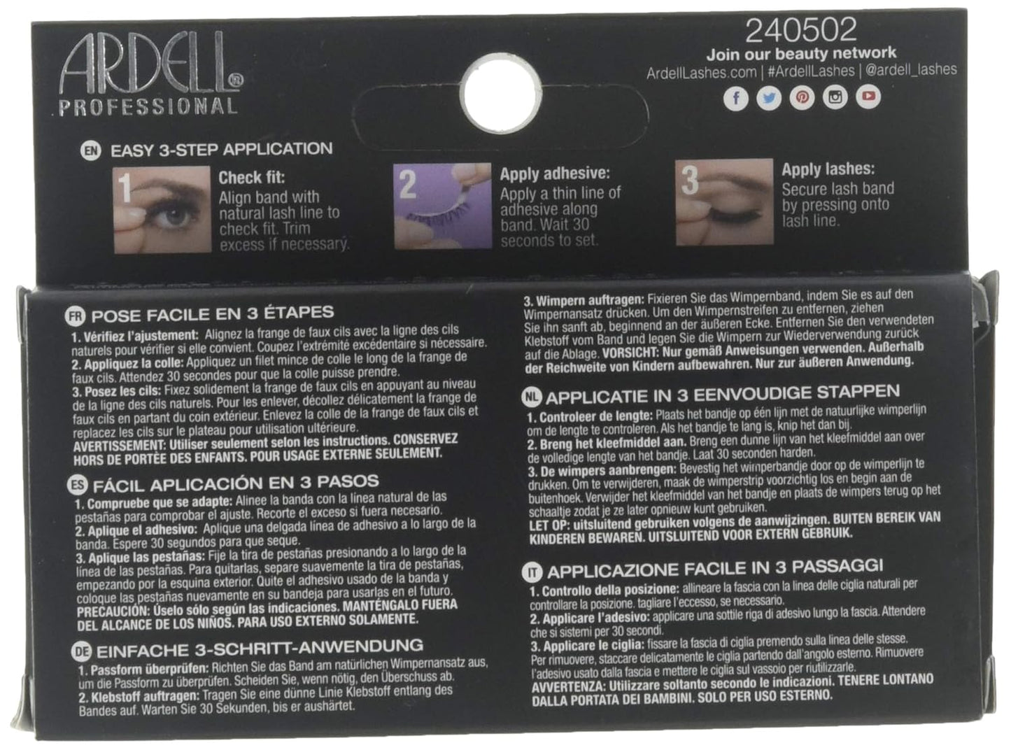 Faux Mink 811 Black