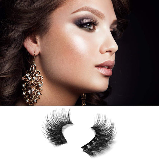 False Eyelashes Natural Look Cat Eye Lashes Wispy Strips 3D Mink Lashes Fulffy,15 Pairs 5 Styles Fake Eyelashes Faux Volume Curly Full,Thin Lash Band Soft Comfortable Lightweight Lash Pack
