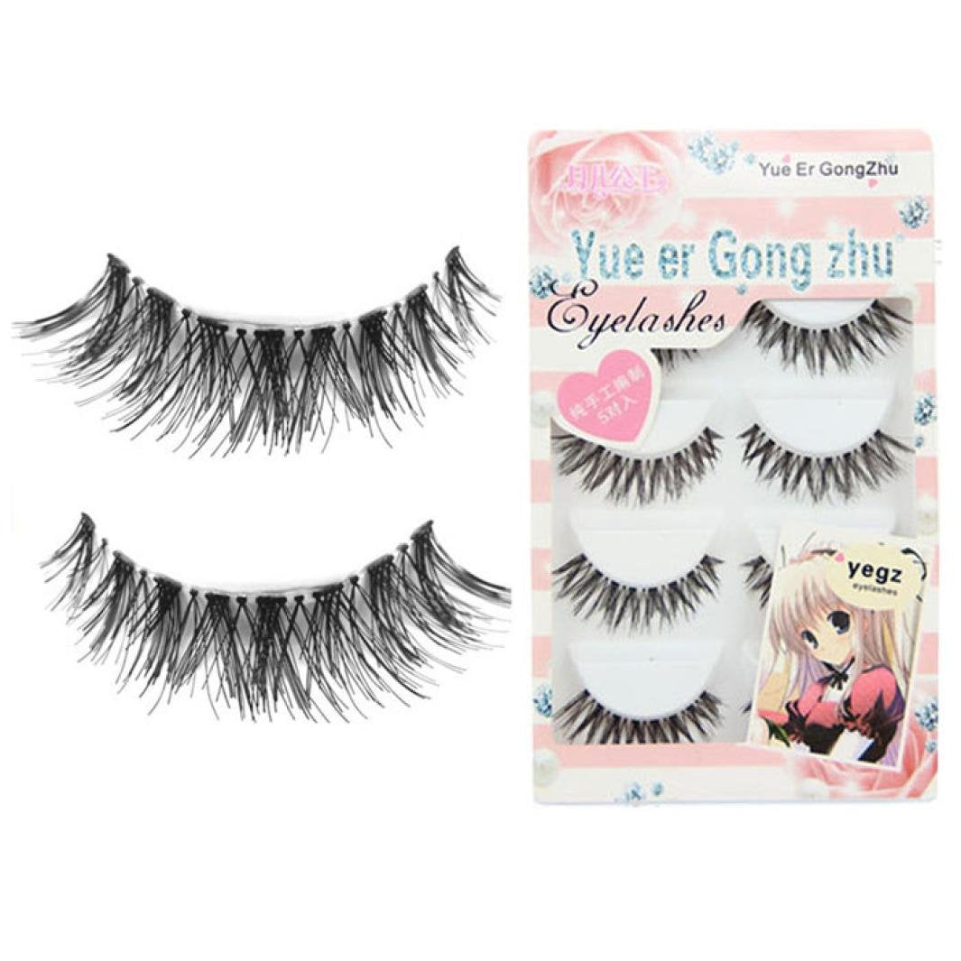 Big Sale! 5 Pair/Lot Crisscross False Eyelashes Lashes Voluminous Hot Eye Lashes