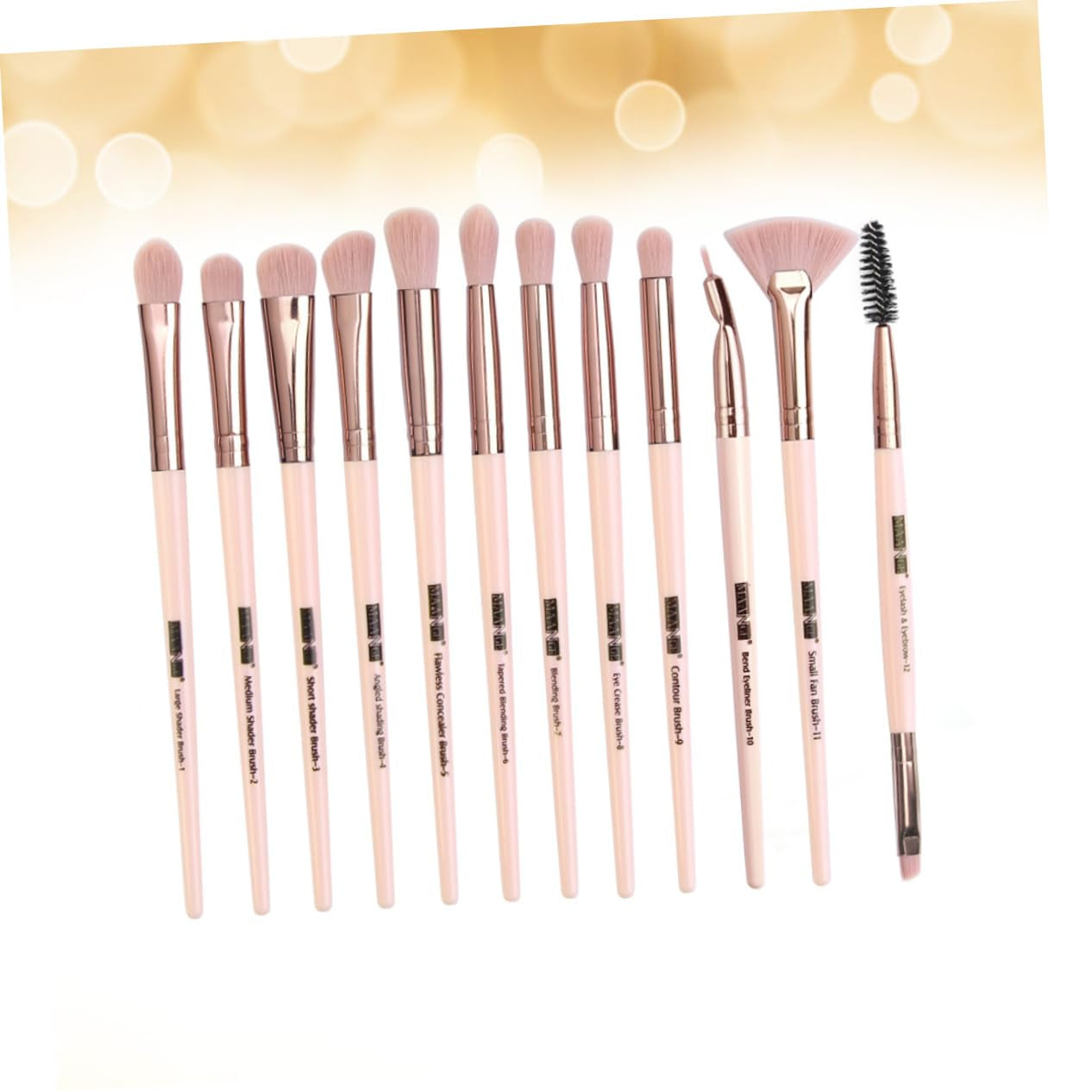 Women'S Makeup Brush Set 12Pcs Makeup Brush Kit Holder Sturdy for Daily Use