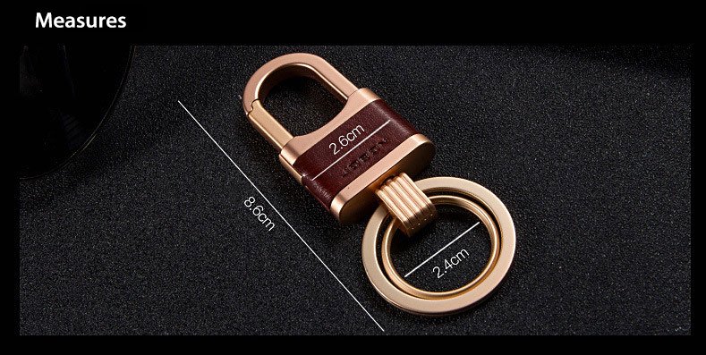 Luxury Mini Lock Keychain