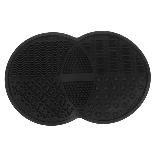 Makeup Tool Cleaner Mat Silicone Brush Cleaning Pad for Effortless Makeup Brush Maintenance Versatile for Eyeshadow Foundation for Home Use and Travel