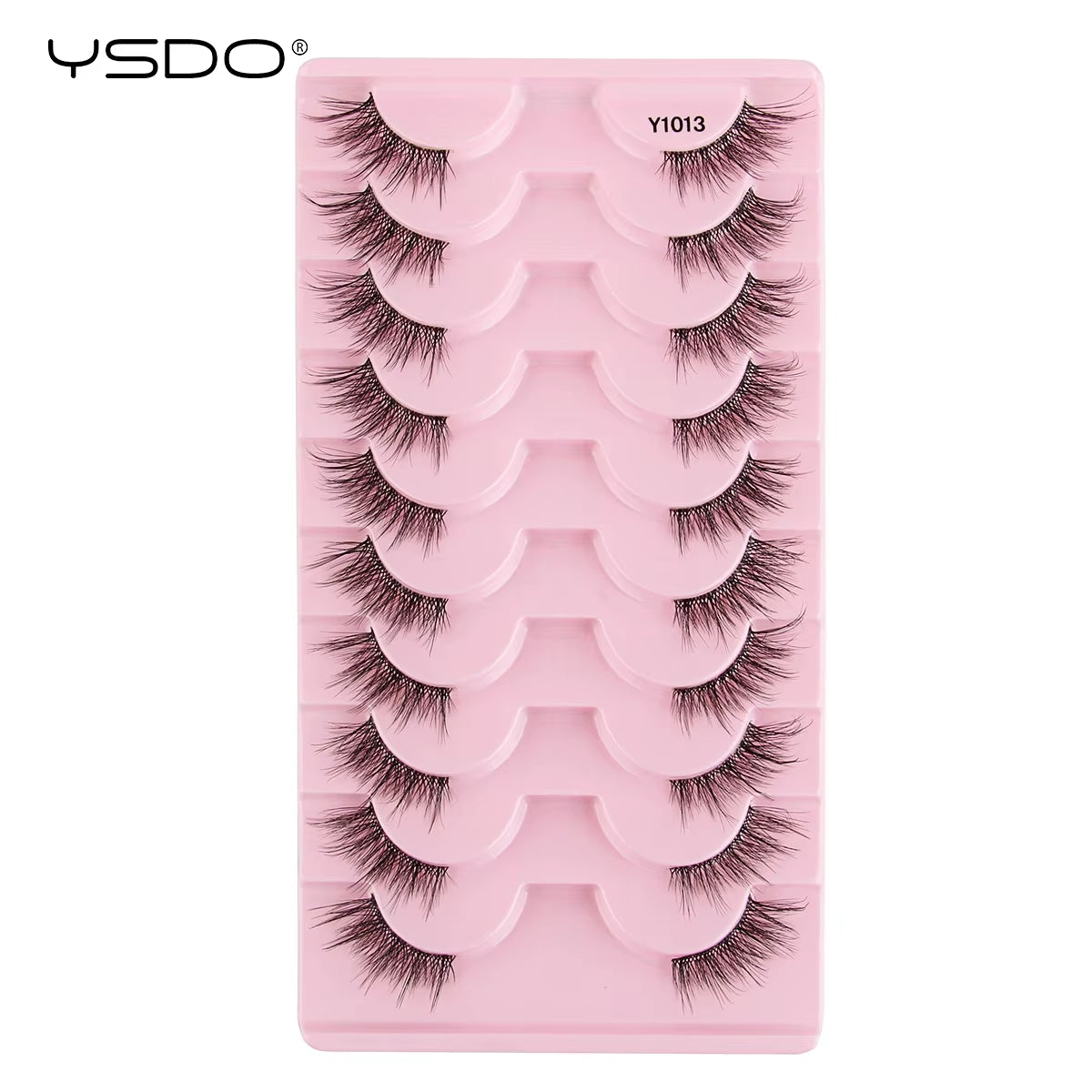 Fox Eye Lashes 3/10 Pairs Lashes 3D Mink Natural False Lashes Soft Cat Eye Lashes Extension Fluffy Lashes Makeup Half Eyelashes