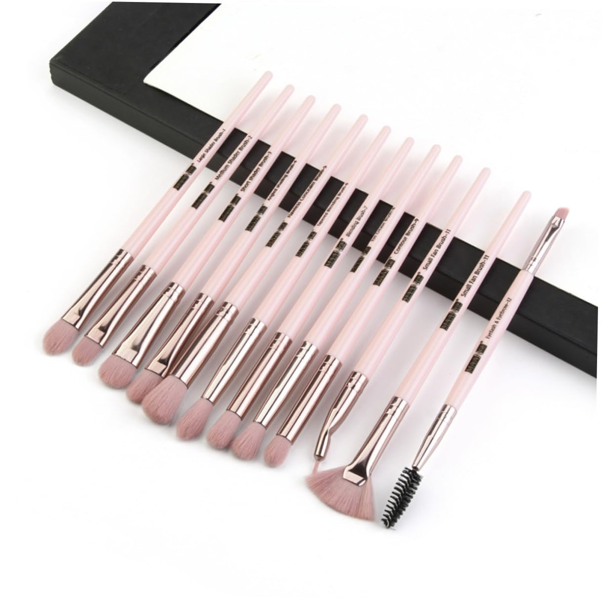 Women'S Makeup Brush Set 12Pcs Makeup Brush Kit Holder Sturdy for Daily Use
