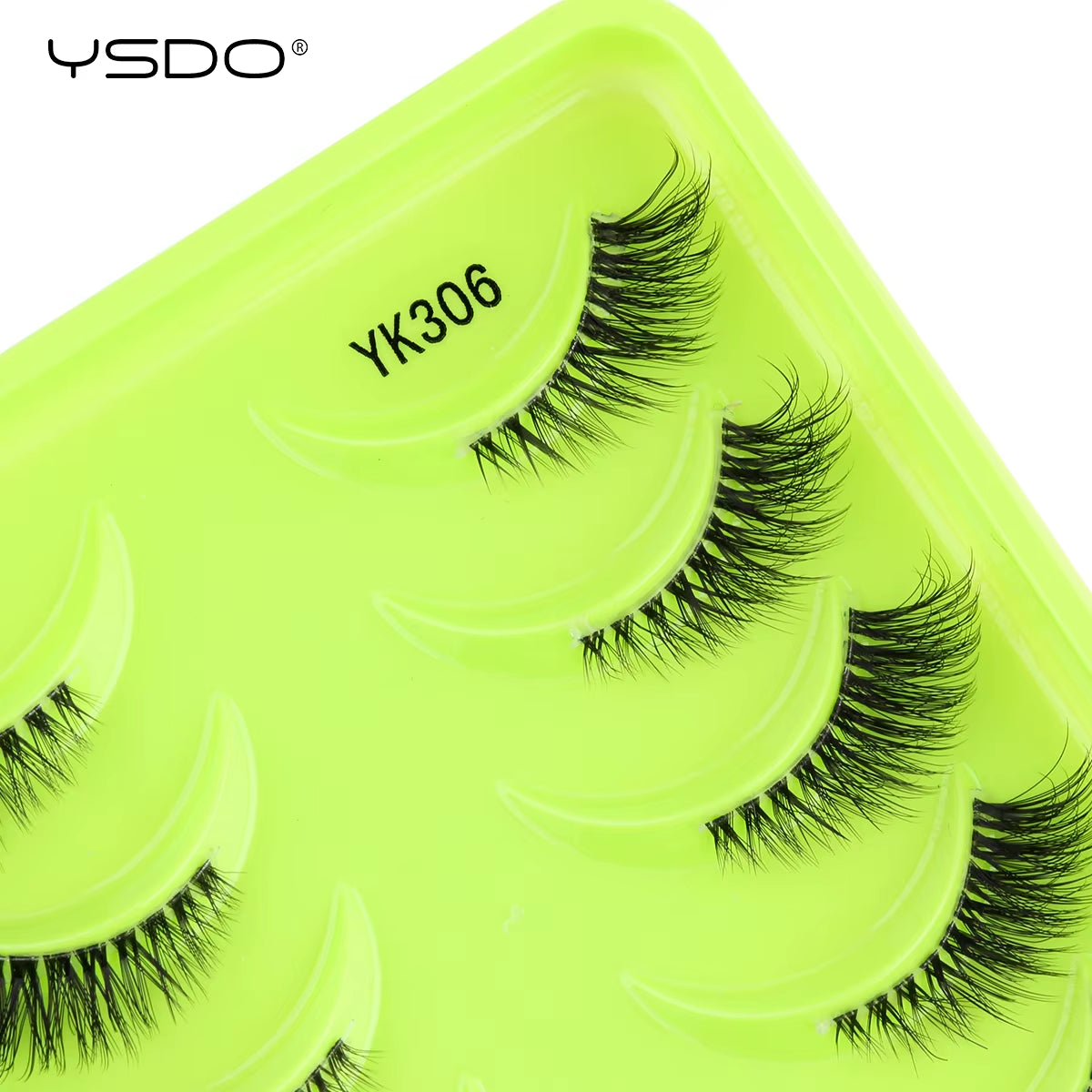 Fox Eye Lashes 3/10 Pairs Lashes 3D Mink Natural False Lashes Soft Cat Eye Lashes Extension Fluffy Lashes Makeup Half Eyelashes
