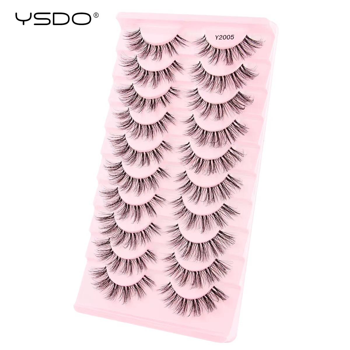 Fox Eye Lashes 3/10 Pairs Lashes 3D Mink Natural False Lashes Soft Cat Eye Lashes Extension Fluffy Lashes Makeup Half Eyelashes