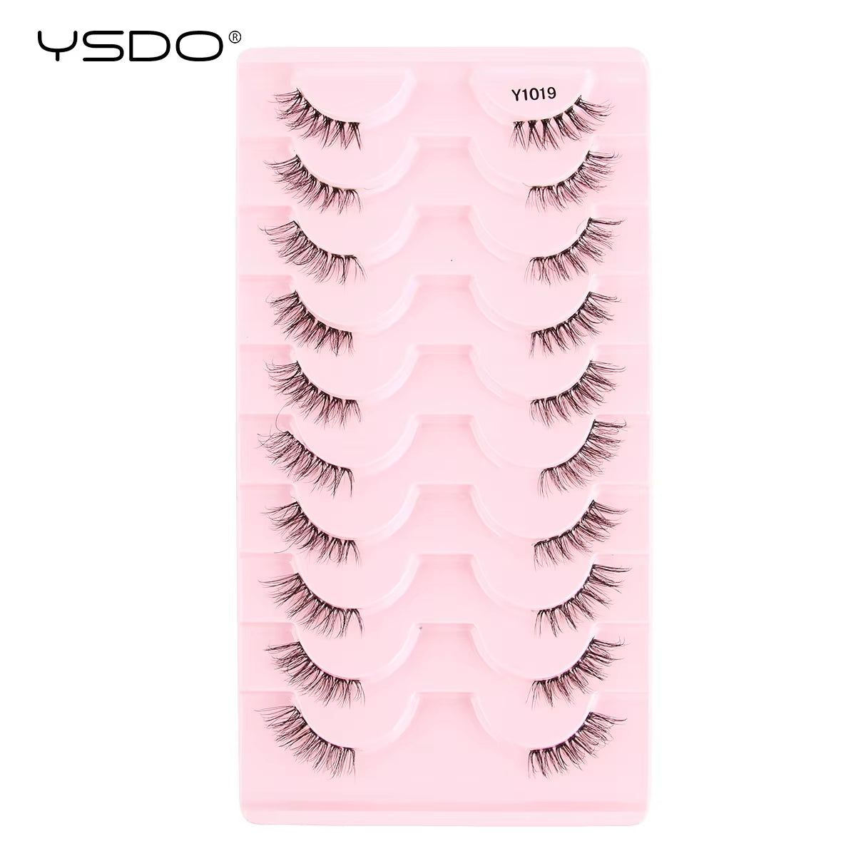Fox Eye Lashes 3/10 Pairs Lashes 3D Mink Natural False Lashes Soft Cat Eye Lashes Extension Fluffy Lashes Makeup Half Eyelashes