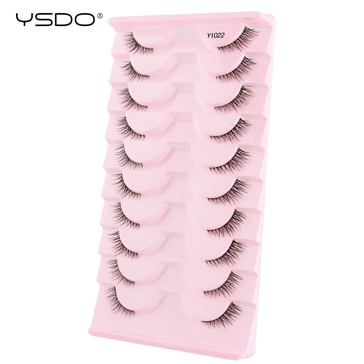 Fox Eye Lashes 3/10 Pairs Lashes 3D Mink Natural False Lashes Soft Cat Eye Lashes Extension Fluffy Lashes Makeup Half Eyelashes