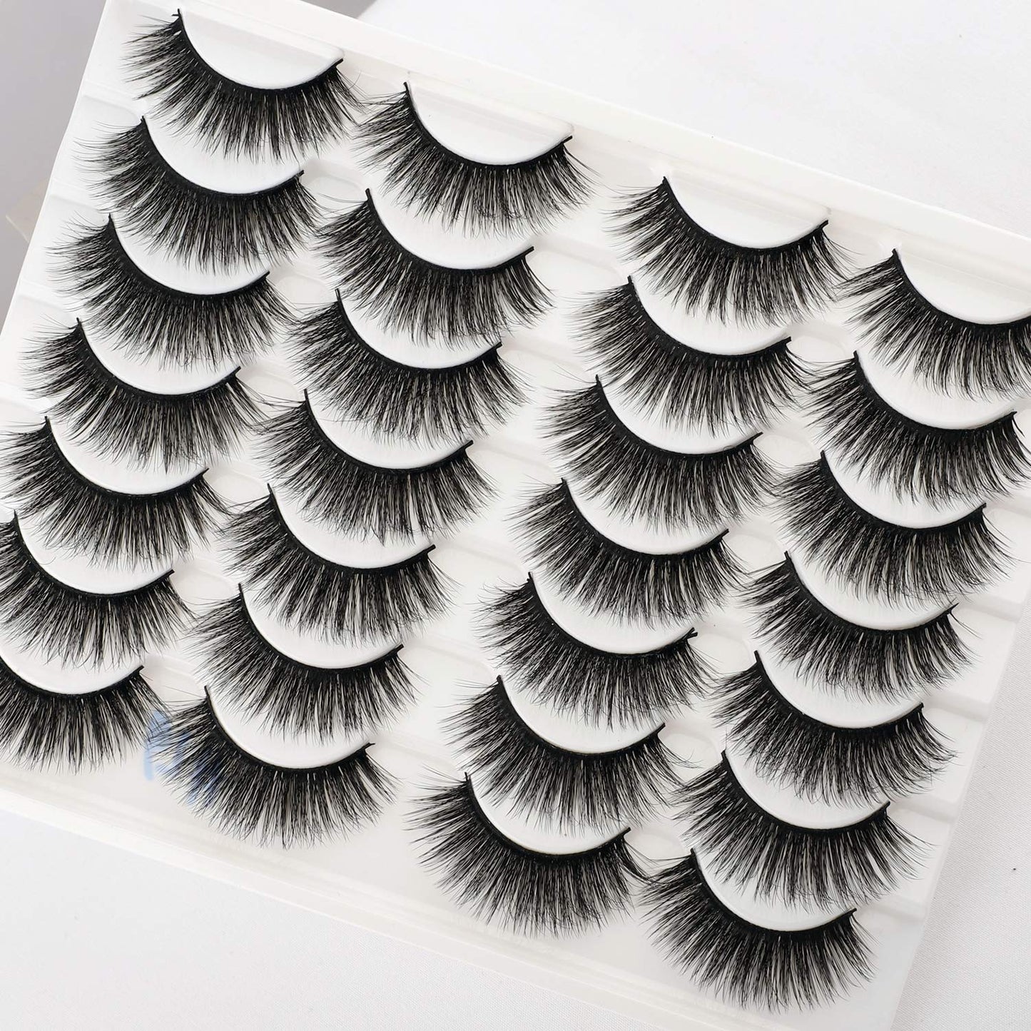 Lashes Fake Eyelashes Long Dramatic Thick Volume Faux Mink Eye Lashes 14 Pairs Pack