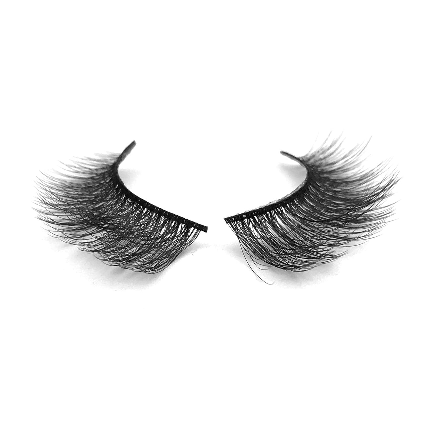 False Eyelashes Natural Look Cat Eye Lashes Wispy Strips 3D Mink Lashes Fulffy,15 Pairs 5 Styles Fake Eyelashes Faux Volume Curly Full,Thin Lash Band Soft Comfortable Lightweight Lash Pack