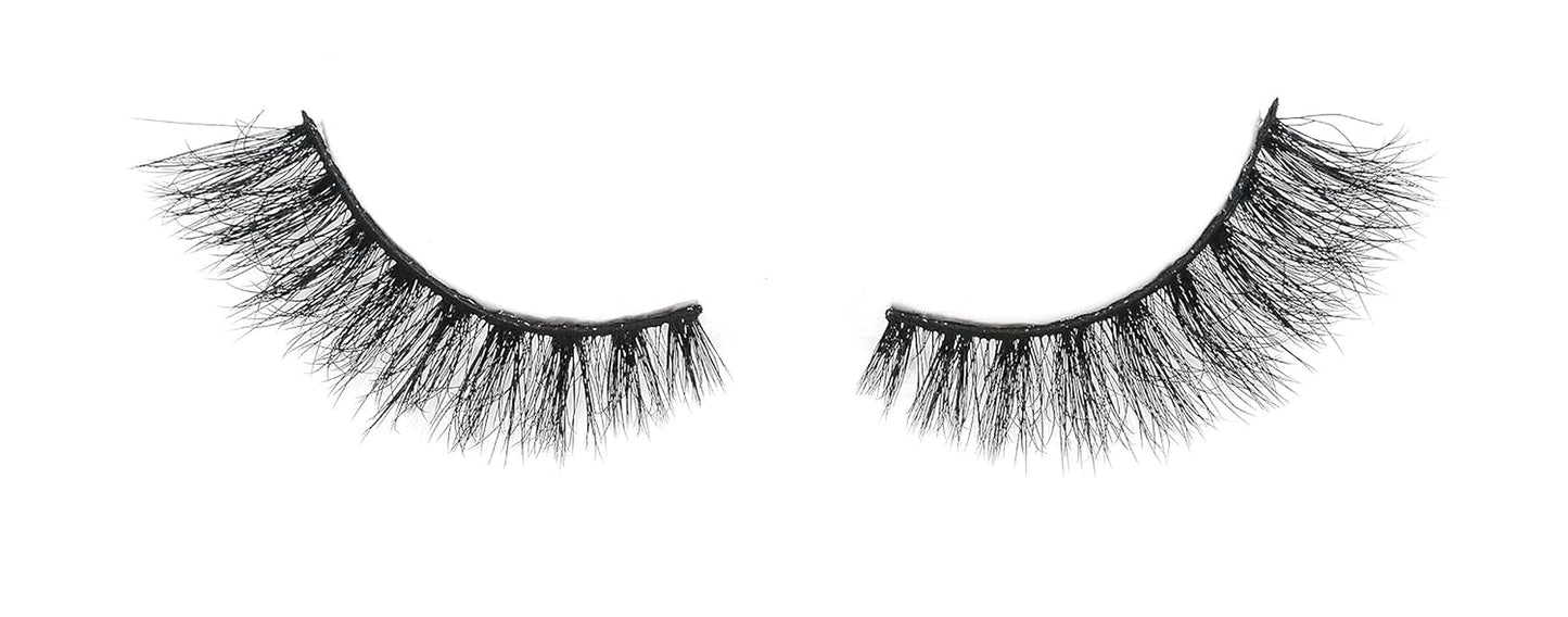 Silk Mink 3D False Eyelashes Light, Fluffy Natural Looking False Lashes, Wispy Lashes. 3PK… (SM01)