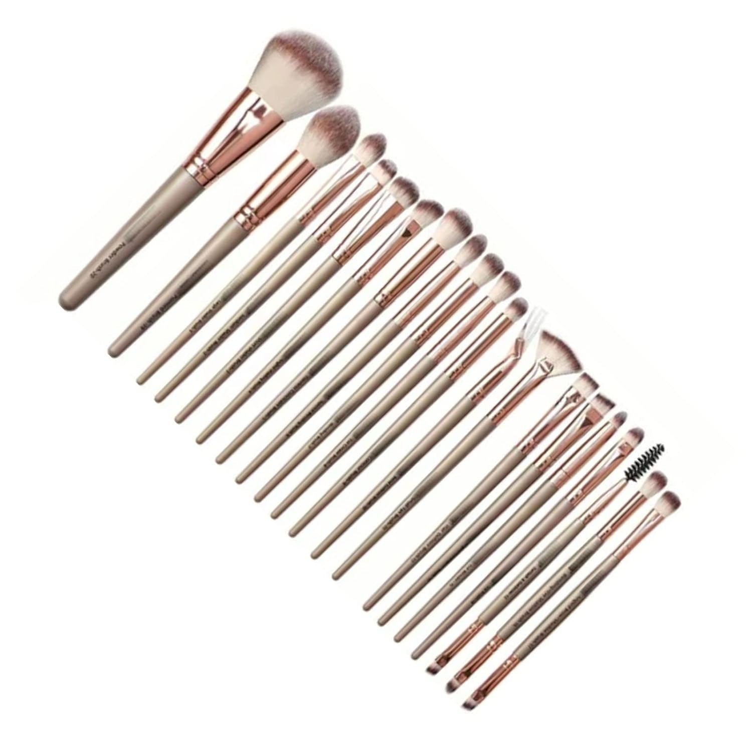 Travel Makeup Brush Set, 20Pcs Makeup Brushes, Concealers Eye Shadows Makeup Brushes Set,Coffee Brown Soft Skin Friendly Delicate Makeup Brush Full Set Beauty To,Brush Eye Makeup Tool