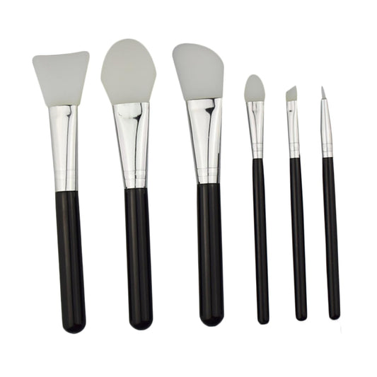 Makeup Brush Kit for Women 6Pcs Set Blush Makeup Brushes Natural Fiber Bristles Eye Makeup