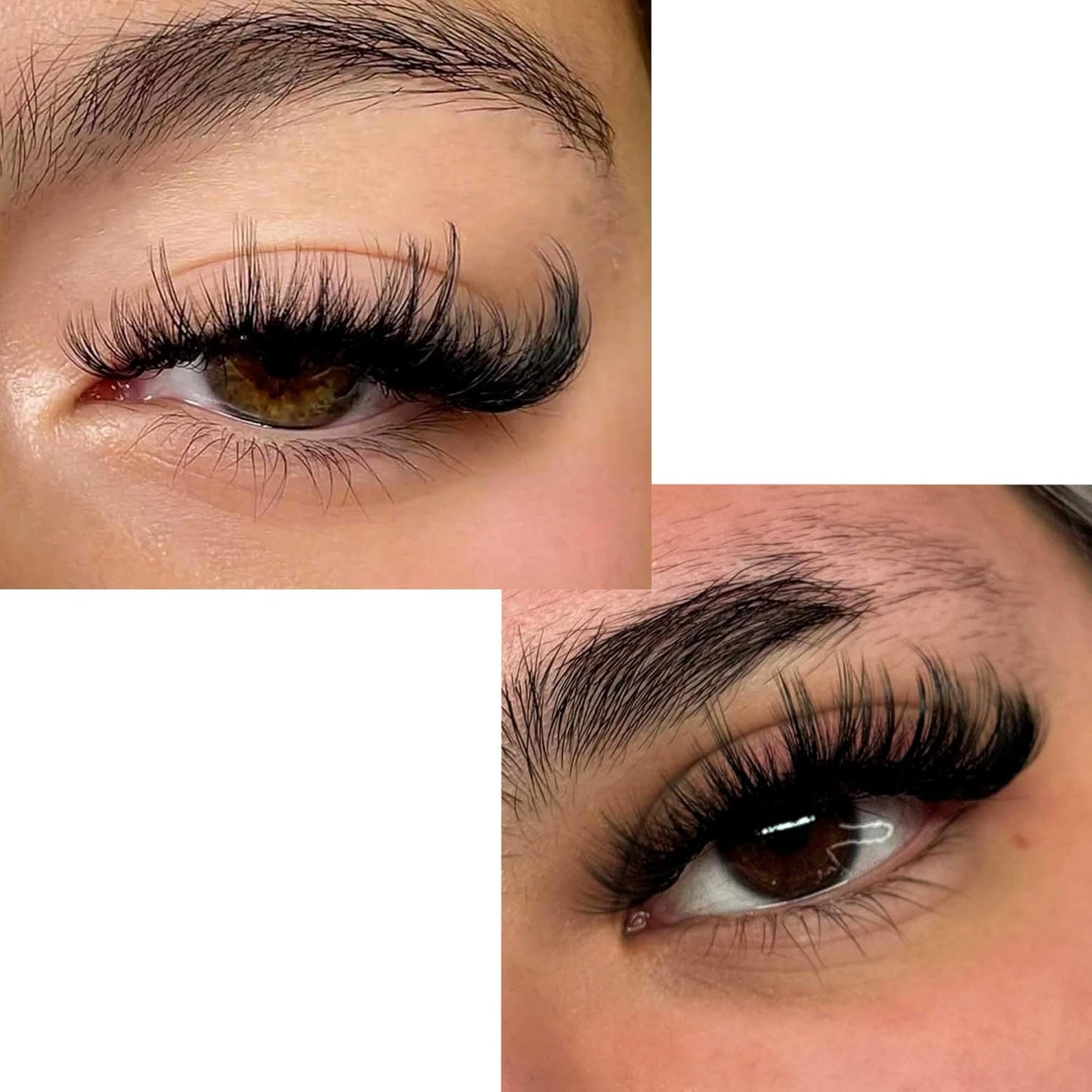 Cat Eye Lashes False Eyelashes Fluffy Volume 18Mm Strip Lashes Wispy Fake Lashes Natural Eyelashes 14 Pairs Pack 9D