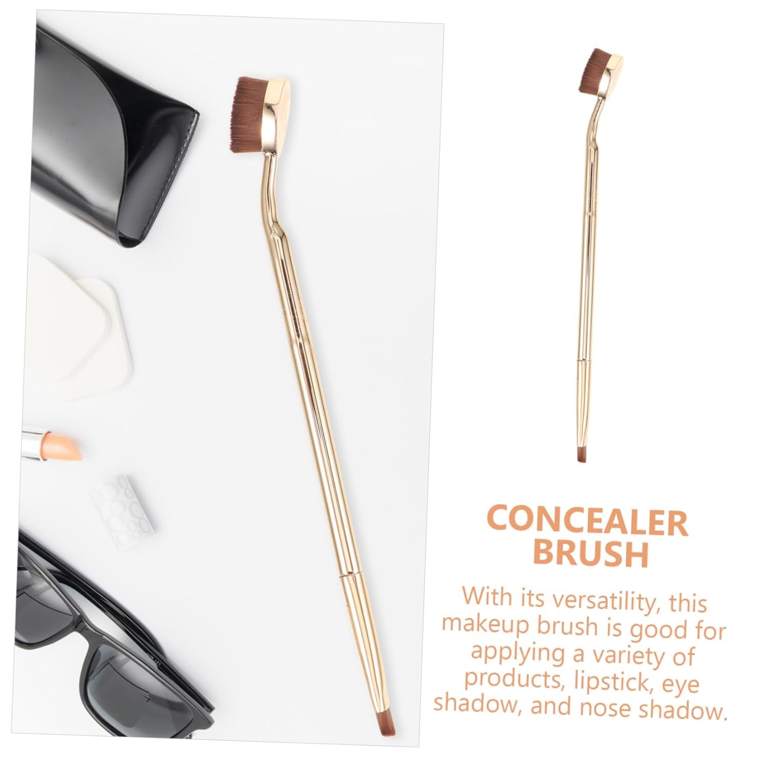 Luxury Makeup Brush Set Double Head Concealer Brush for Foundation Eye Shadow Lipstick