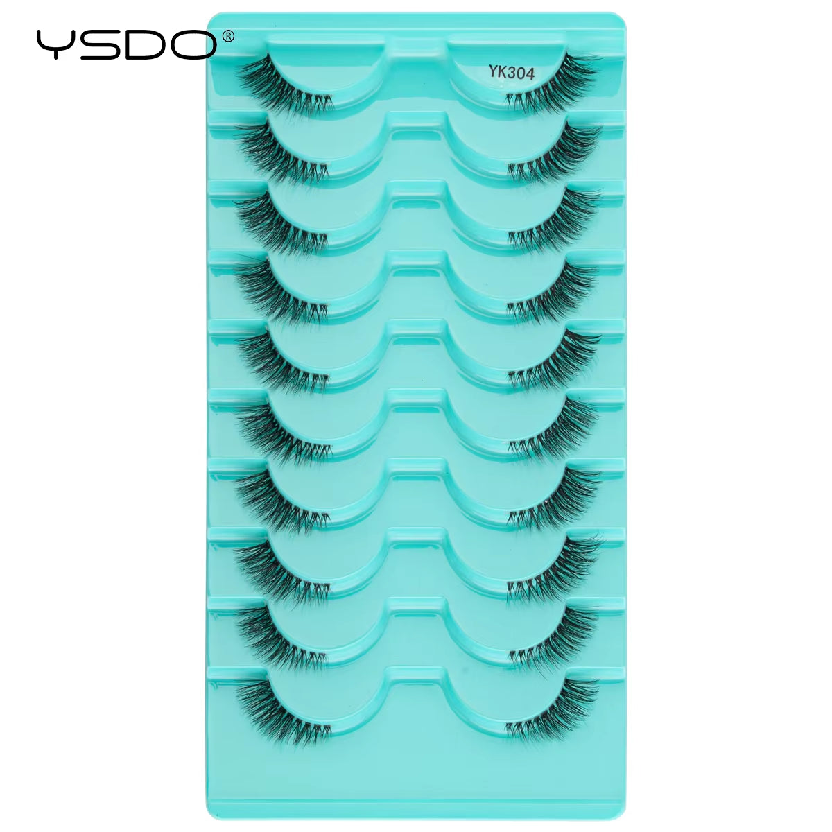 Fox Eye Lashes 3/10 Pairs Lashes 3D Mink Natural False Lashes Soft Cat Eye Lashes Extension Fluffy Lashes Makeup Half Eyelashes