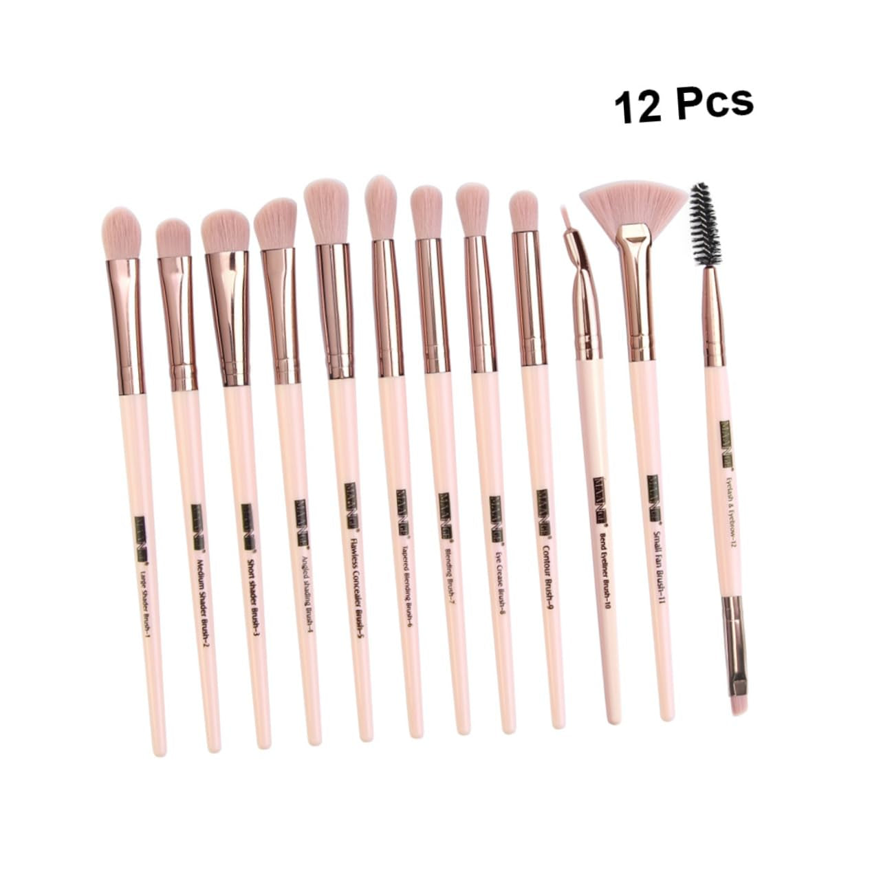 Women'S Makeup Brush Set 12Pcs Makeup Brush Kit Holder Sturdy for Daily Use