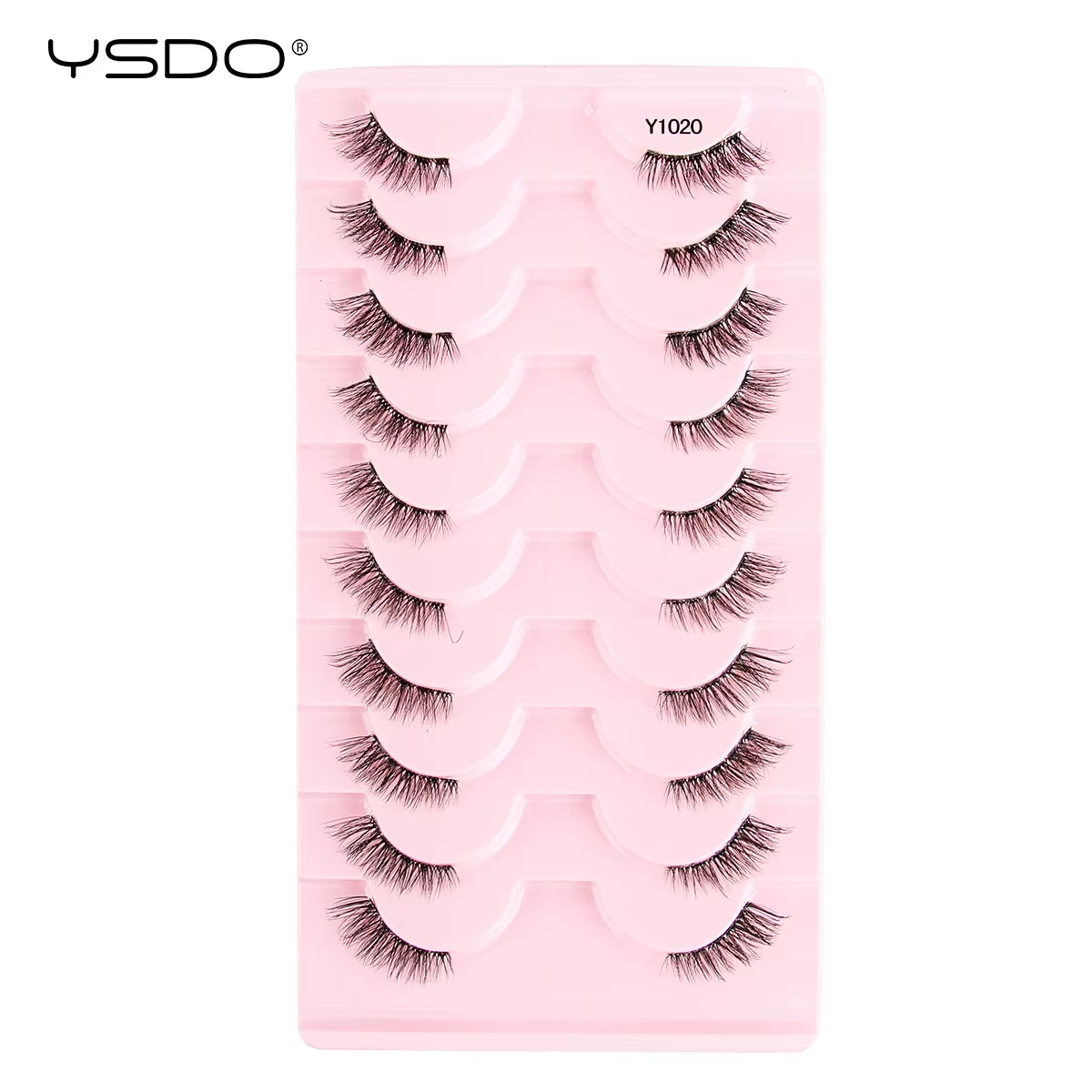 Fox Eye Lashes 3/10 Pairs Lashes 3D Mink Natural False Lashes Soft Cat Eye Lashes Extension Fluffy Lashes Makeup Half Eyelashes