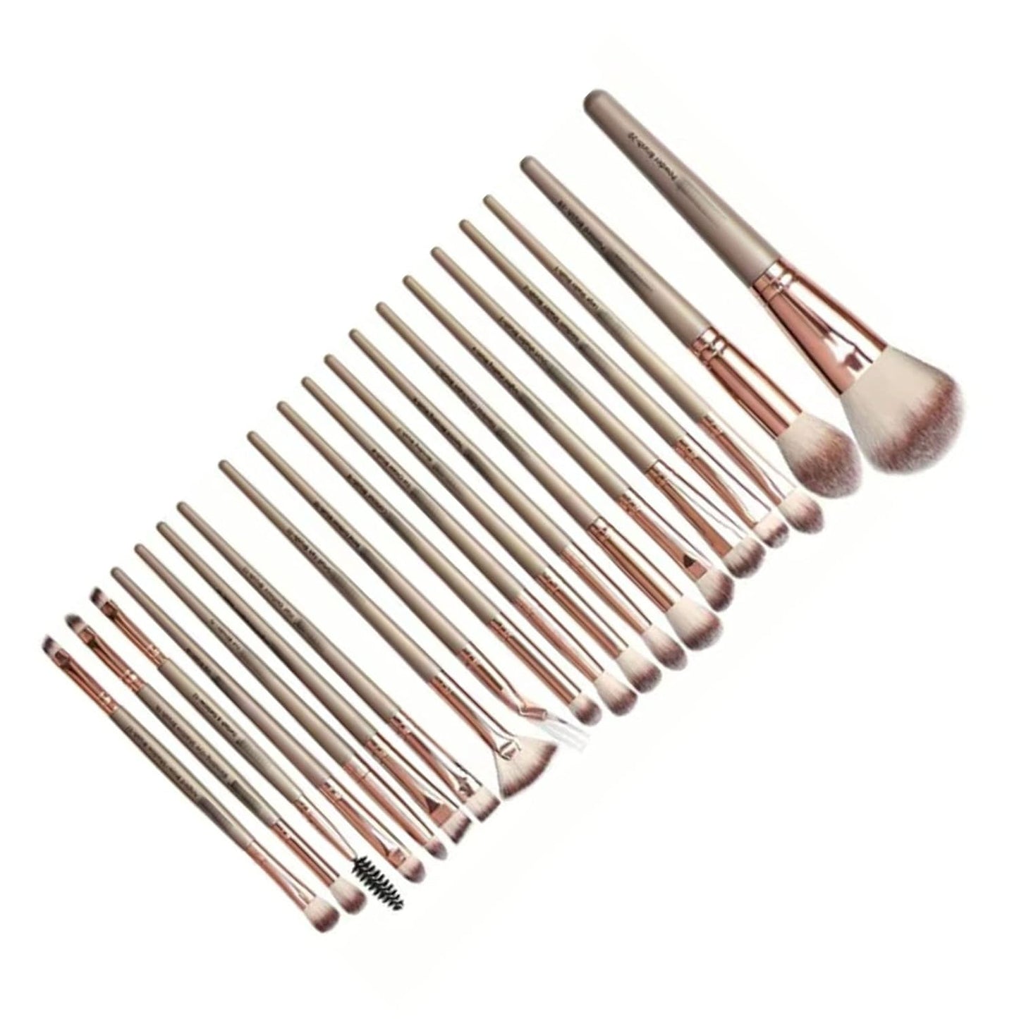 Travel Makeup Brush Set, 20Pcs Makeup Brushes, Concealers Eye Shadows Makeup Brushes Set,Coffee Brown Soft Skin Friendly Delicate Makeup Brush Full Set Beauty To,Brush Eye Makeup Tool