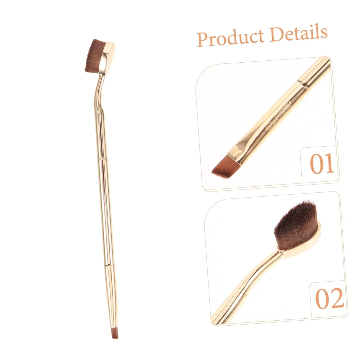Luxury Makeup Brush Set Double Head Concealer Brush for Foundation Eye Shadow Lipstick