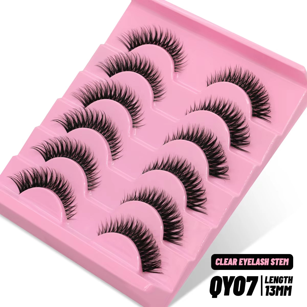 Cat Eye Lashes Faux Mink Eyelashes Fake Lashes Natural Look Wispy Winged End Eye Elongated Eyelashes