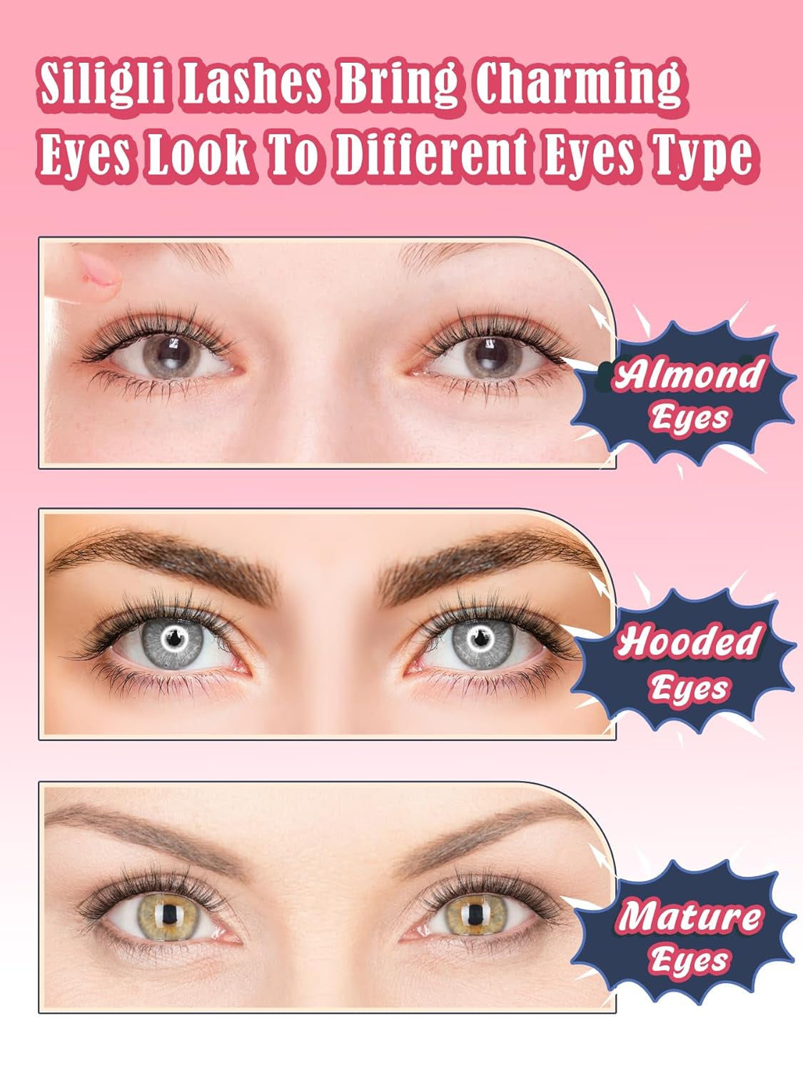 Lashes False Eyelashes 13MM Wispy Lashes Pack Fluffy Lash Strip Eyelashes with Thin Band C Curl Natural Lashes Fake Eyelash 7 Pair