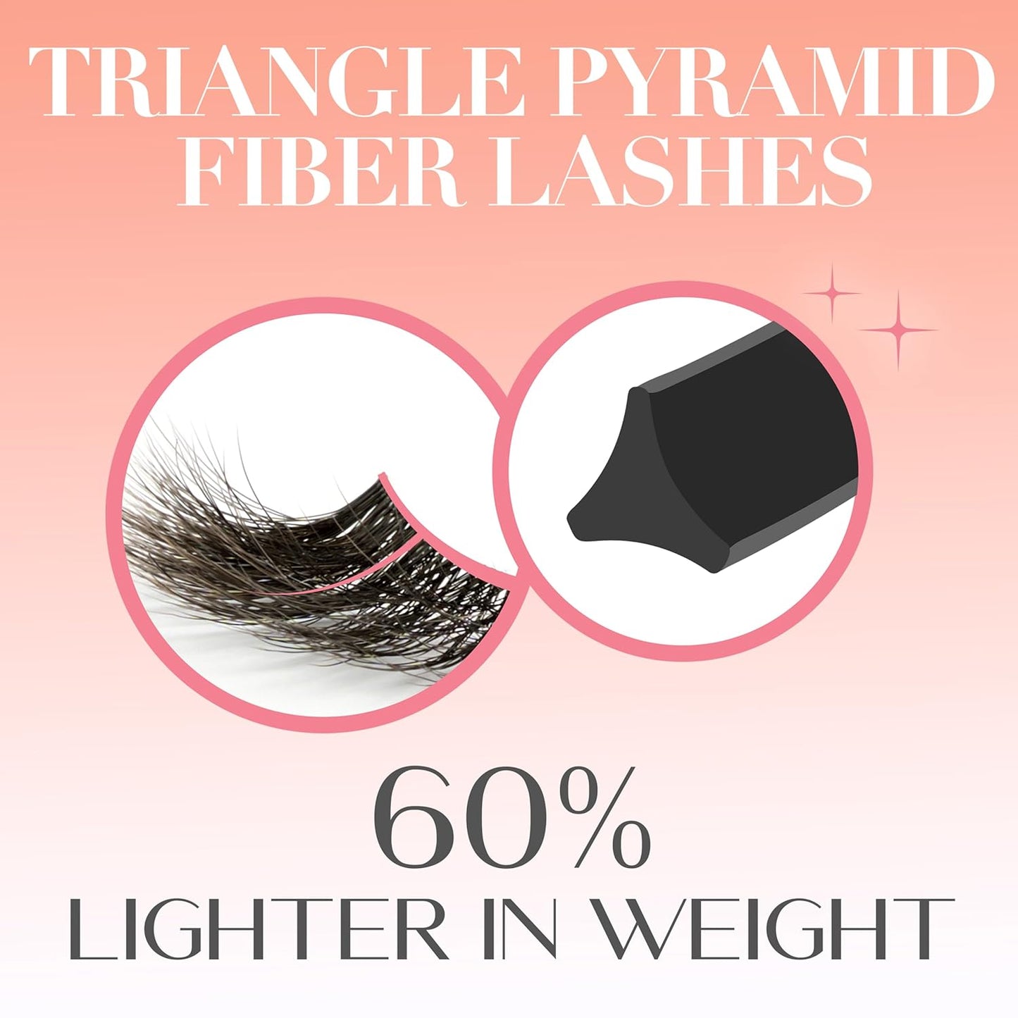 CATTITUDE 5D AM/PM False Eyelashes - Flare Volume Style, Soft Faux Mink & Ultra Lightweight, Invisible Clear Band, Easy to Apply, Reusable, Natural Everyday Look, Cruelty Free