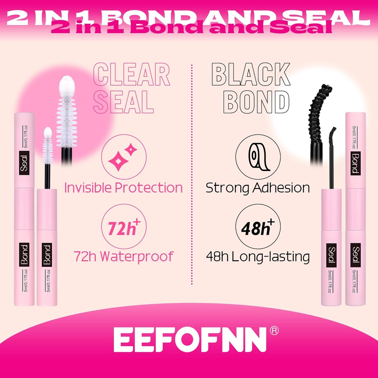 DIY Lash Extension Kit Full Lash Clusters Kit 300PCS Eyelash Clusters with Bond and Seal Glue Thick 60D+80D+100D Cluster Eyelash Extensions Kit D-Curly Volume Individual Lashes Kit at Home by