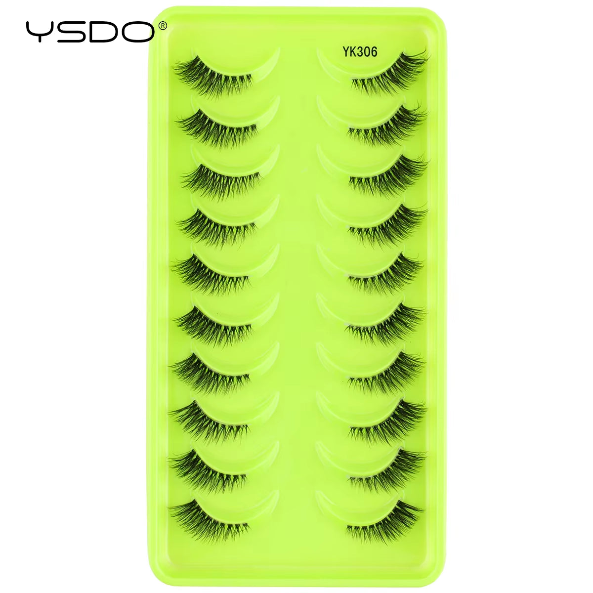 Fox Eye Lashes 3/10 Pairs Lashes 3D Mink Natural False Lashes Soft Cat Eye Lashes Extension Fluffy Lashes Makeup Half Eyelashes
