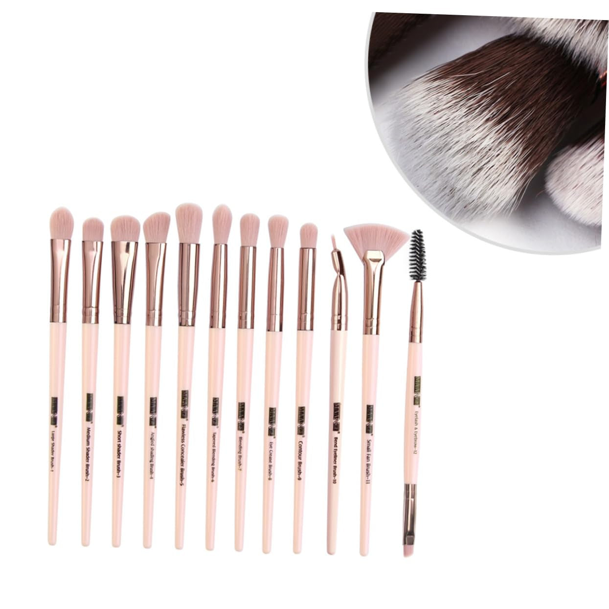 Women'S Makeup Brush Set 12Pcs Makeup Brush Kit Holder Sturdy for Daily Use